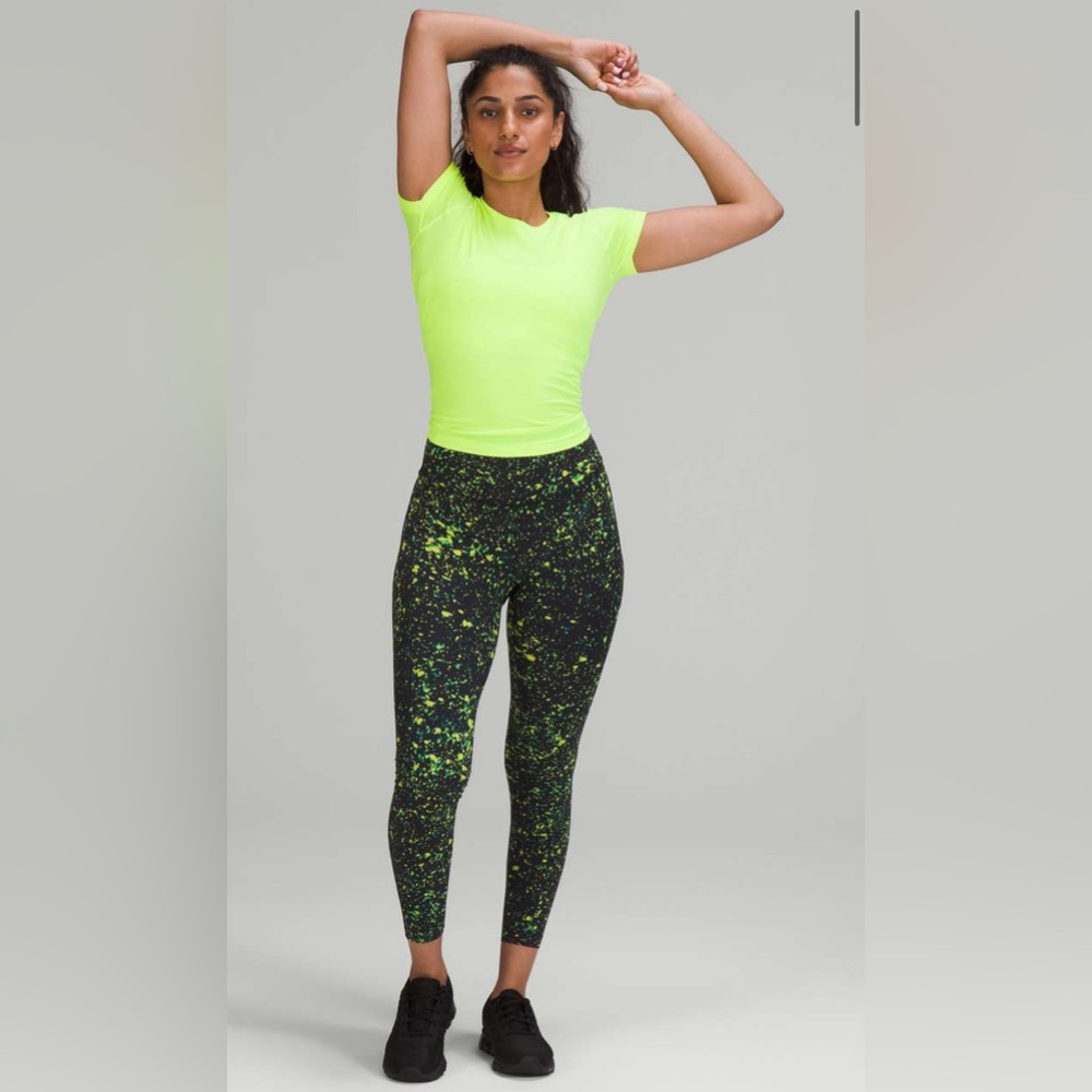 Lululemon Base Pace High-Rise Running Tight 25" Sparks Fly Multi size 4